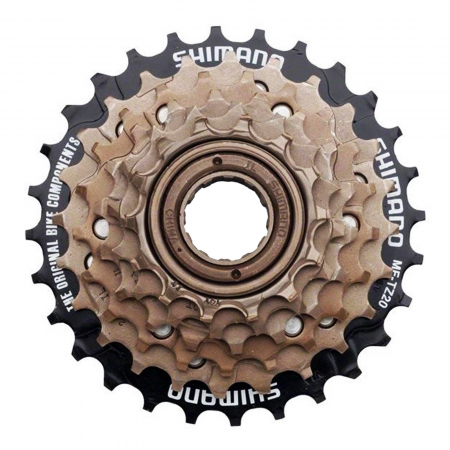 PINIOANE - Pinioane pe filet SHIMANO Tourney MF-TZ20, 6 viteze, 14-28T, maro