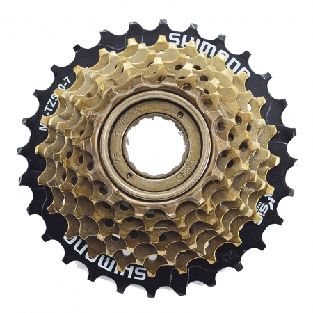 TRANSMISIE - Pinioane filetate SHIMANO Tourney MF-TZ500-7, 14T-28T, Mega Range, 7 viteze