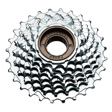 PINIOANE - Pinioane pe filet POWER Friction FW-7SI, 7 viteze, 14-28T, argintiu