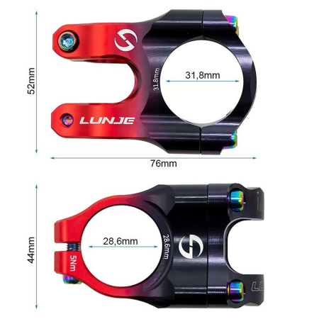 Pipa FIVESTARS EWPM-003, aluminiu, 76x31.8 mm [2]