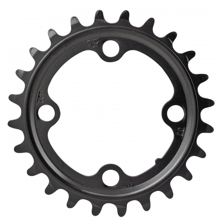 FOI ANGRENAJE - Foaie angrenaj pedalier FORCE 24T, Cr-Mo, compatibila 10 viteze, negru