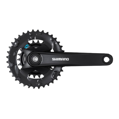 Import - Placa pedalier Shimano FC-M315-2, 7/8v, 170mm, 36-22T, fara protectie lant, negru (AFCM3152C62XL)