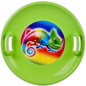 SPORTURI DE IARNA - Placa zapada SAUCER verde