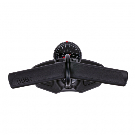 Pompa podea cu manometru BBB BFP-20 Airwave Dualhead 3.0, negru [1]