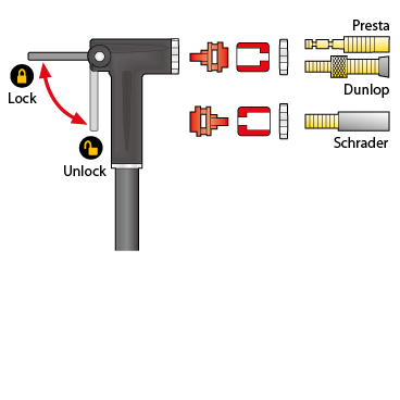 Pompa Mini Topeak Mini Morph TMM-1 - Argintiu-Negru [2]