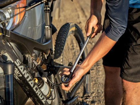 Pompa suspensii TOPEAK Pocketshock DXG XL, argintiu/negru [3]