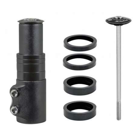 Prelungitor gat furca FORCE F-ECO 1.1/8 aluminiu negru [1]