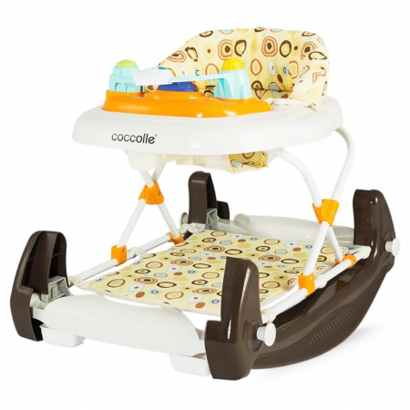 Premergator COCCOLLE Vivace cu balansoar, maro [1]