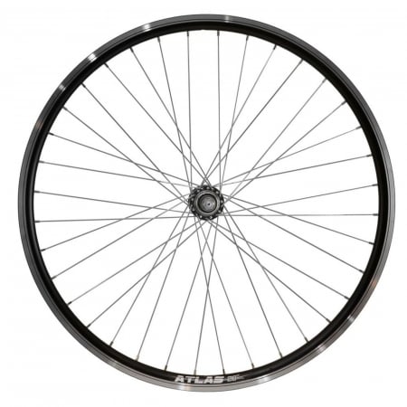 ROTI COMPLETE - Roata spate 26"x36H CERURIM Atlas (559x18), aluminiu dubla, profil frane V-Brake