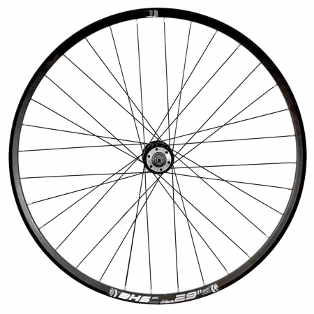 Roata spate 27.5" CERURIM Taurus, aluminiu dubla, profil frana disc, butuc Quando S/KT-MD4R, QR, 32H, negru [1]