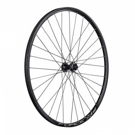 ROTI COMPLETE - Roata fata 28"/29"x32H FORCE XC Disc (622x19) Centerlock, aluminiu dubla, neagra