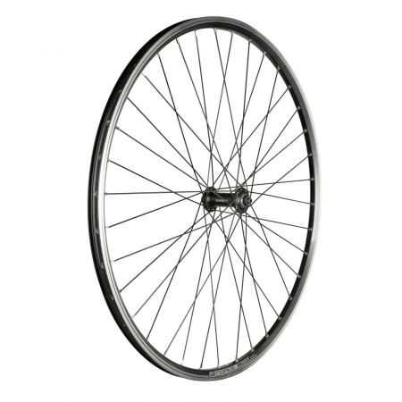 Roata fata 28" FORCE Classic HBTX500, aluminiu dubla, 36H, profil frana V-Brake, negru [1]