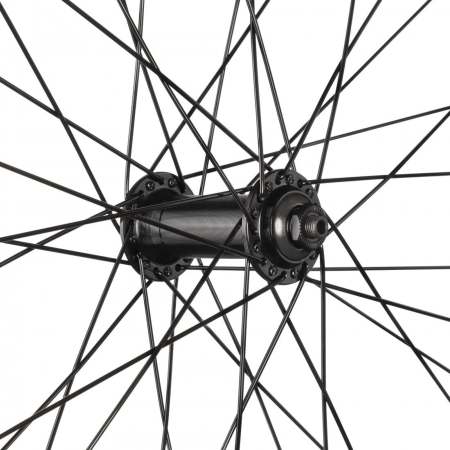 Roata fata 28" FORCE Classic HBTX500, aluminiu dubla, 36H, profil frana V-Brake, negru [2]