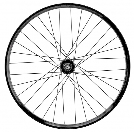 ROTI COMPLETE - Roata spate 26" CERURIM Taurus, aluminiu dubla, profil frana disc, butuc QUANDO, 32H (559x21)
