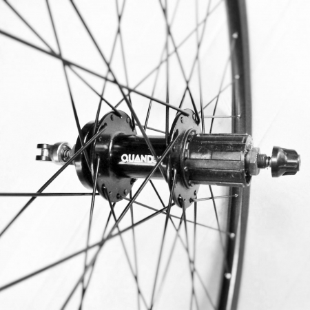 Roata spate 26" CERURIM Taurus, aluminiu dubla, profil frana disc, butuc QUANDO, 32H, negru [2]