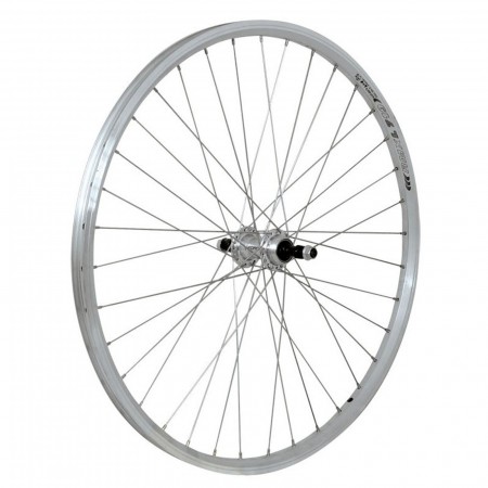 ROTI COMPLETE - Roata spate 26"x36H FORCE Dragon Line (559x19), aluminiu dubla, profil frane V-Brake