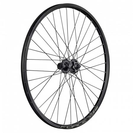 Roata spate 27.5" FORCE Basic XC, aluminiu dubla, profil frana disc, 36H, 584x19, negru [1]