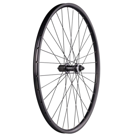 Roata spate 29" FORCE XC Basic Disc, aluminiu dubla, 32H, profil frana disc, cu butuc Shimano TX505, negru [1]