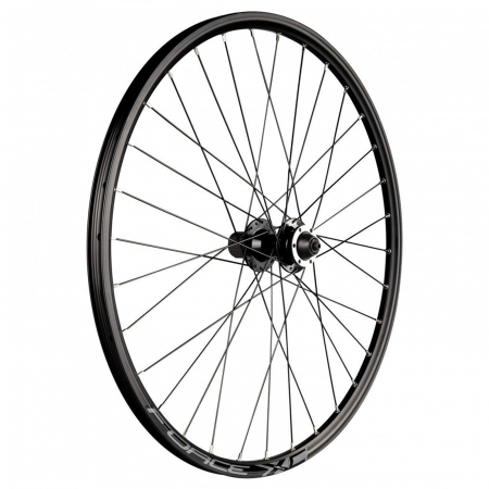 Roata spate 26" FORCE XC, aluminiu dubla, profil frana disc, 32H, 559x19, negru [1]
