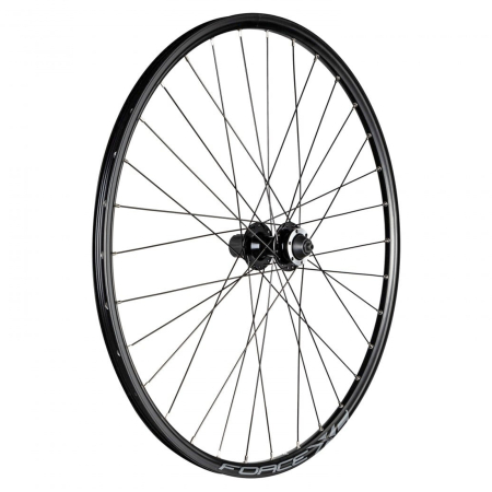 Roata spate 29" FORCE XC Disc, aluminiu dubla, 32H, profil frana disc, negru [1]