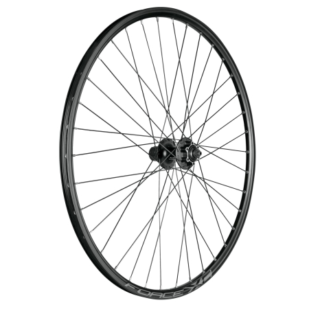 ROTI COMPLETE - Roata spate 29" FORCE XC Disc FHM475, aluminiu dubla, 36H, profil frana disc, negru