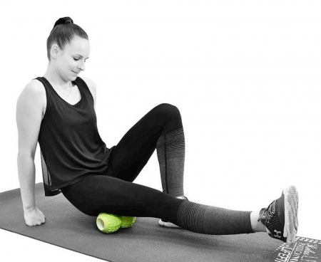 Rola masaj 10 cm Twinsoft, verde [1]