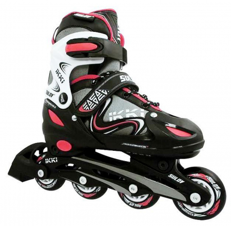 ROLE - Role IKKI Boy, negru/rosu, marimea L (39-42)