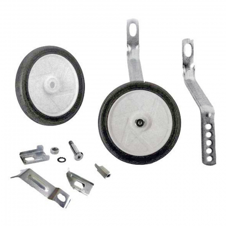 ACCESORII/COMPONENTE - Roti ajutatoare OLONA Italy mod.B, compatibile roata 16"-20" cu schimbator spate, plastic+TPR