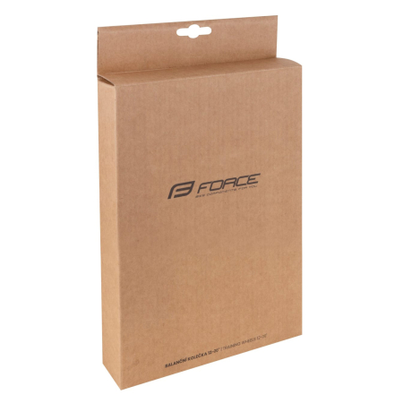 Roti ajutatoare FORCE, plastic, alb/negru [2]