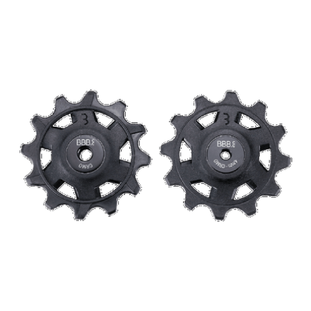 Rotite schimbator BBB BDP-10X RollerBoys 12T pentru SHIMANO Road, negru [1]