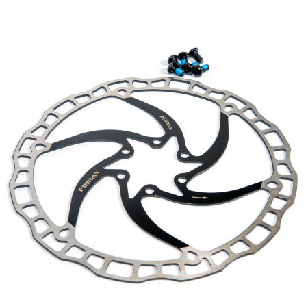 DISCURI FRANA - Disc frana FIBRAX FCR180ULB, 180 mm/6 suruburi, negru