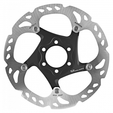 FRANE - Disc frana SHIMANO Deore XT SM-RT86-S, 160 mm/6 suruburi, negru