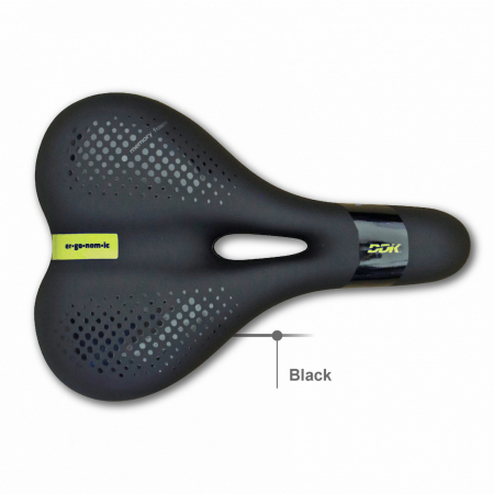 SEI SI COMPONENTE - Sa bicicleta Trekking/City DDK 391MF, negru/galben