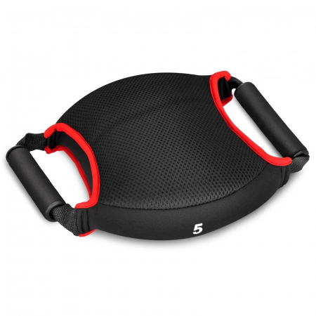 GREUTATI INCHEIETURI - Sac pentru exercitii SPOKEY 5 kg, negru/rosu