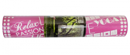 Saltea Yoga  LIFEFIT TPE 186x61x0.4 cm, roz [2]