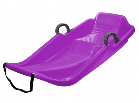SPORTURI DE IARNA - Sanie plastic cu frana Twister, mov