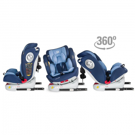 Scaun auto 0-36 kg rotativ COCCOLLE Nerio Celestial albastru [1]
