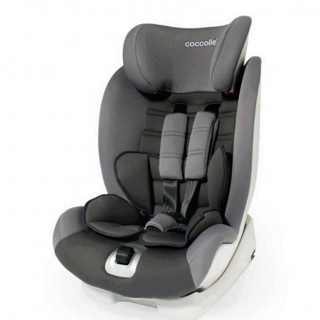 SCAUNE AUTO COPII 9-36 KG - Scaun auto cu Isofix grupa 9-36 kg COCCOLLE Vela-Fix gri