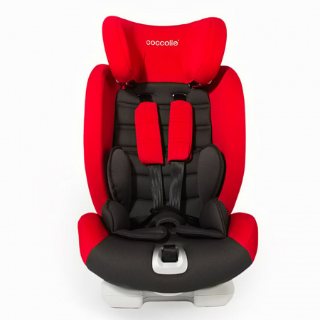 Scaun auto cu Isofix grupa 9-36 kg COCCOLLE Vela-Fix rosu [3]
