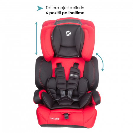 Scaun auto grupa 9-36 kg COCCOLLE Arra Poppy Red [9]