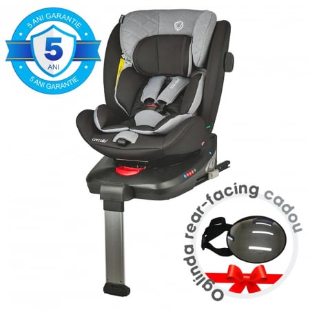 SCAUNE AUTO I-SIZE - Scaun auto iSize 40-150 cm COCCOLLE Vigo Diamond black+COCCOLLE oglinda auto rear-facing