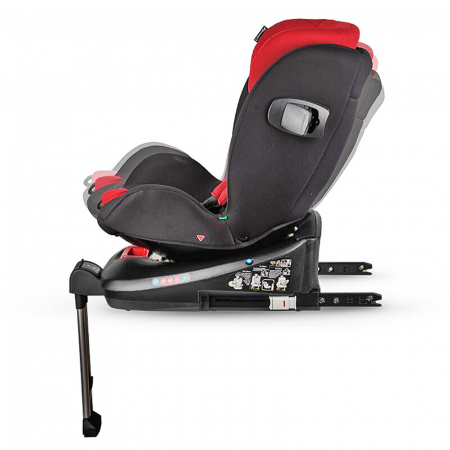 Scaun auto iSize 40-150 cm COCCOLLE Vigo Poppy red+COCCOLLE oglinda auto rear-facing [8]
