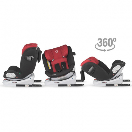Scaun auto iSize 40-150 cm COCCOLLE Lyra Dahlia red [1]