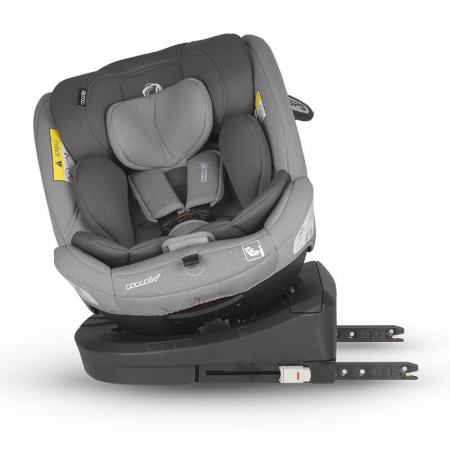Scaun auto iSize 40-150 cm Coccolle Nyota Moonlit grey+Coccolle Parasolar auto cu ventuze [8]