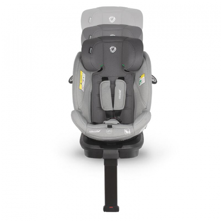 Scaun auto iSize 40-150 cm Coccolle Sidra Moonlit grey+Coccolle protectie bancheta auto mica [10]