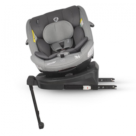Scaun auto iSize 40-150 cm Coccolle Sidra Moonlit grey+Coccolle protectie bancheta auto mica [8]