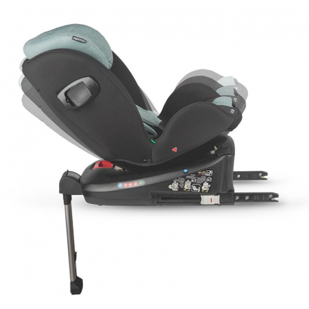 Scaun auto iSize 40-150 cm Coccolle Vigo Emerald green+Coccolle Parasolar auto cu ventuze [10]