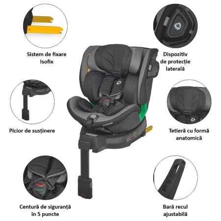 Scaun auto premium iSize COCCOLLE Mago 40-150 cm [7]