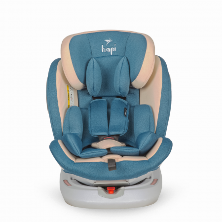 Scaun Auto Rotativ 360 Cu Isofix Si Centura Hapi Ozy Albastru [4]