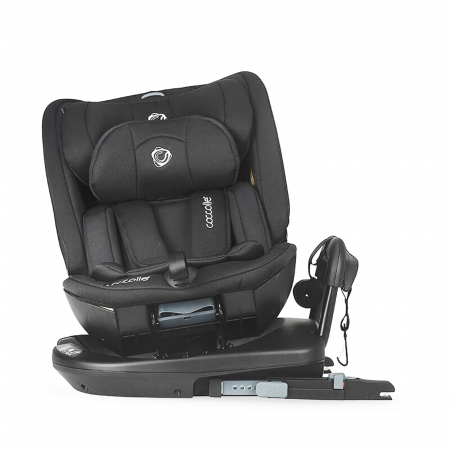 Scaun auto rotativ iSize COCCOLLE Velsa Jet black [6]